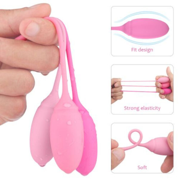 Kulki  Palline Vaginali Training Pleasure - obrazek 3