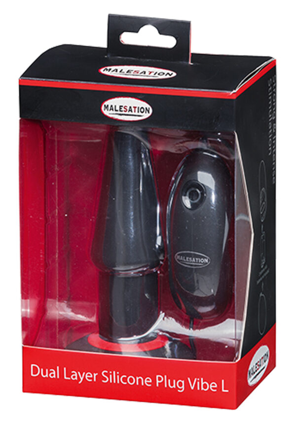 MALESATION Dual Layer Silicone Plug Vibe L - obrazek 3