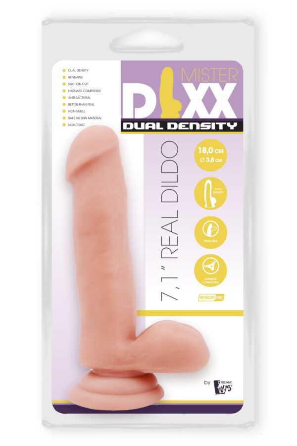 MR. DIXX 7.1INCH DUAL DENSITY DILDO - obrazek 3
