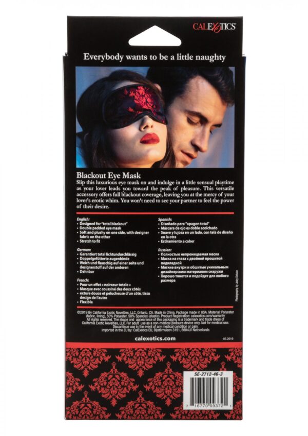 Scandal Blackout Eyemask Black - obrazek 3