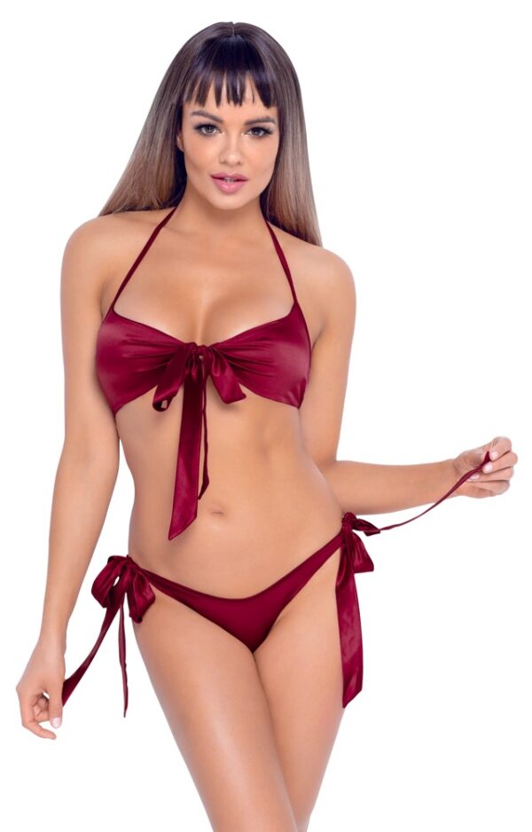 Bra and Briefs red L/XL - obrazek 3