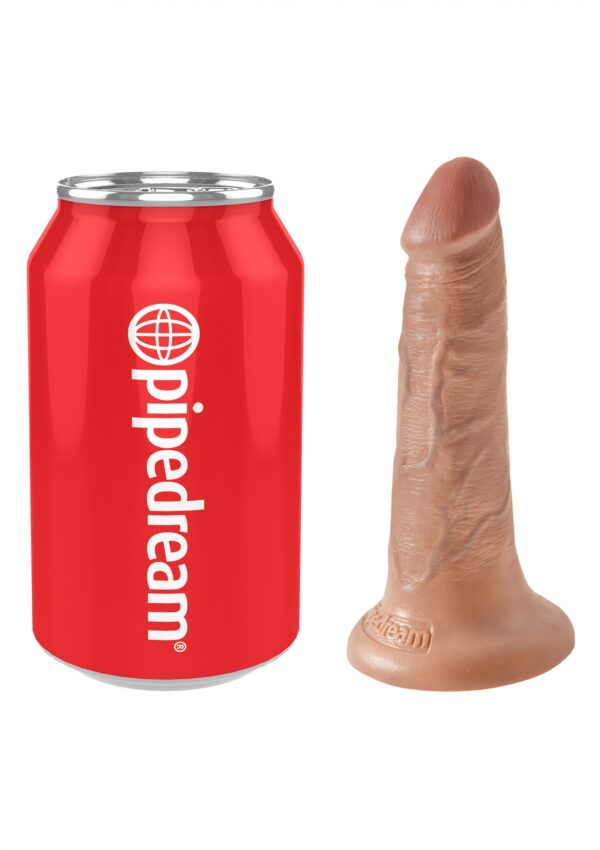 King Cock 5Inch Cock Caramel skin tone - obrazek 3