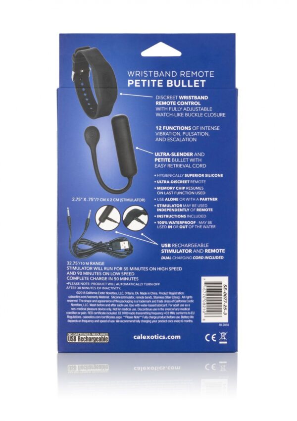 Wristband Remote Petite Bullet Black - obrazek 3