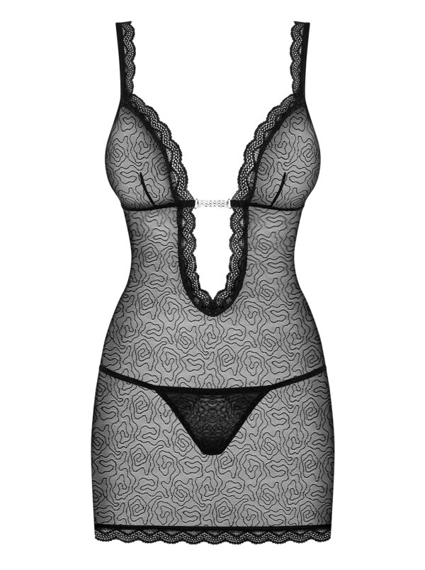 Bielizna 877 CHE 1 koszulka i stringi L/XL - obrazek 3