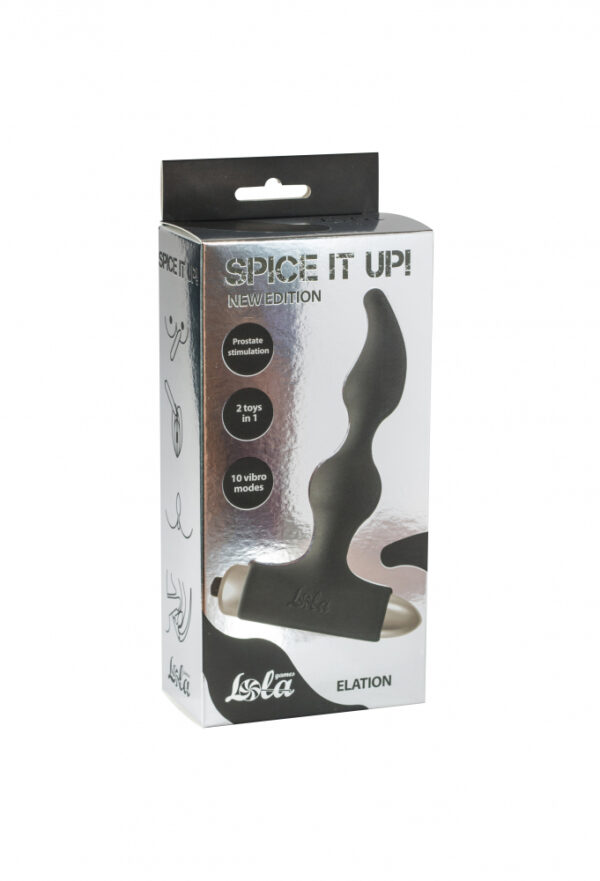 Vibrating Anal Plug Spice it up New Edition Elation Black - obrazek 2