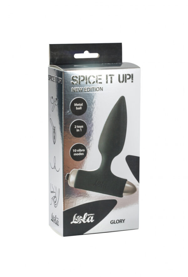 Vibrating Anal Plug Spice it up New Edition Glory Black - obrazek 2