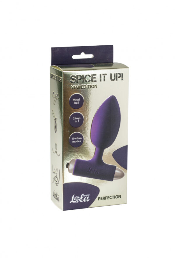 Vibrating Anal Plug Spice it up New Edition Perfection Ultraviolet - obrazek 2