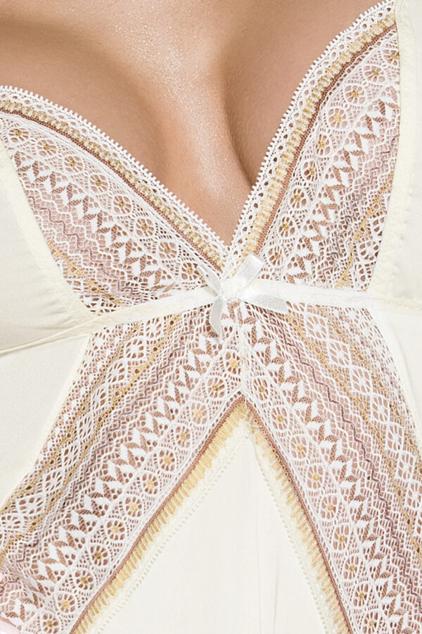 Bielizna CONNIE CHEMISE cream L/XL   Casmir - obrazek 3