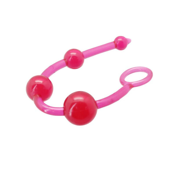 Palline anali Timeless Jelly 4 colore rosa - obrazek 3
