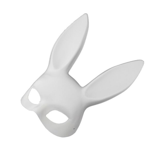 Maska   Bunny Mask White - obrazek 3