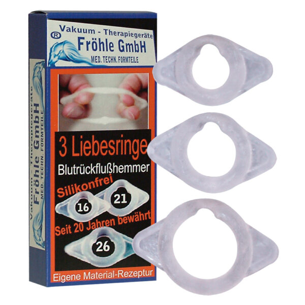 LR004 Love Rings Set of 3 - obrazek 3