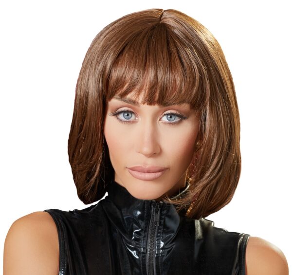 Wig bob, brown - obrazek 3