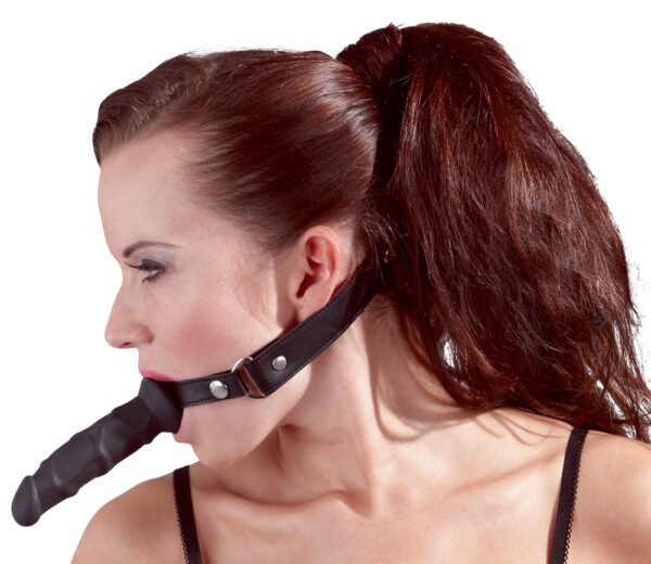 Gag with dildo - obrazek 3