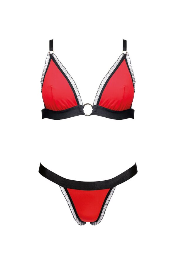 Bielizna   Christine XXL/XXXL (komplet biustonosz + stringi/set bra + thongs) - obrazek 3