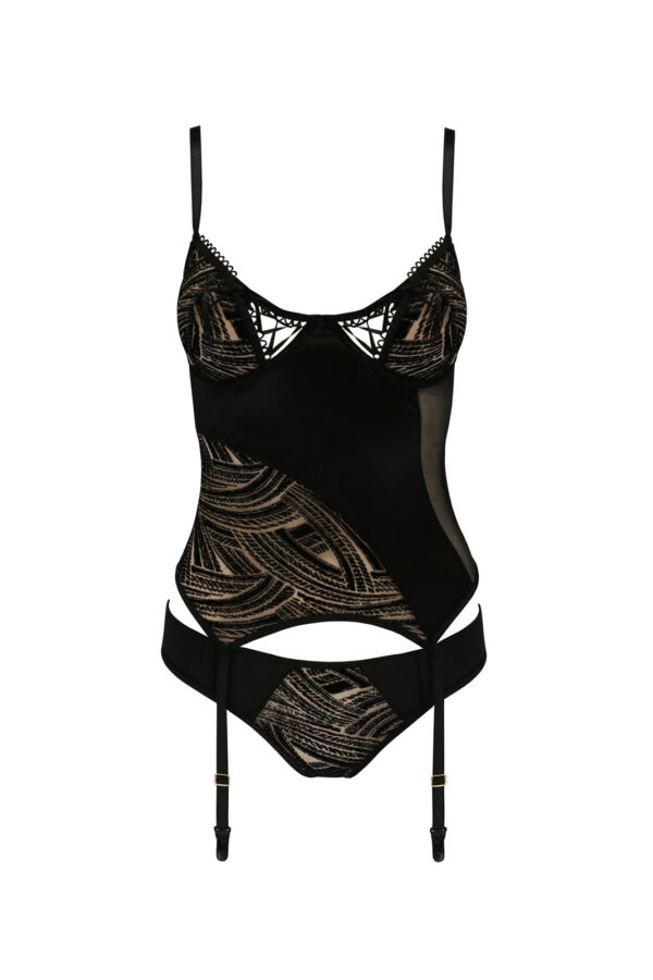 Bielizna LARA CORSET black XXL/XXXL   Casmir - obrazek 3