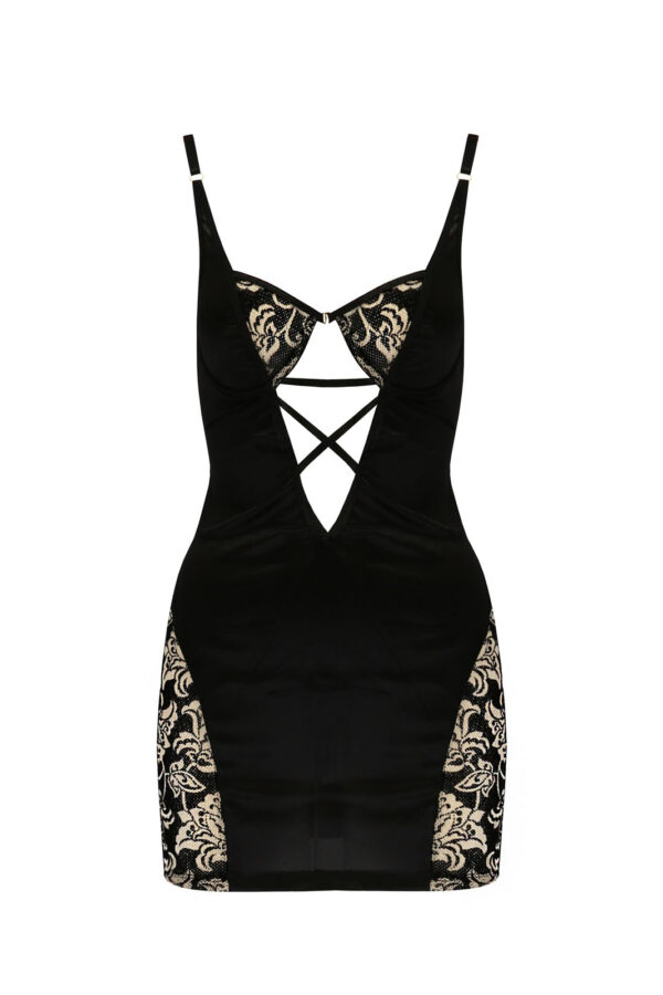 Bielizna VICTORIA CHEMISE black L/XL   Casmir - obrazek 3