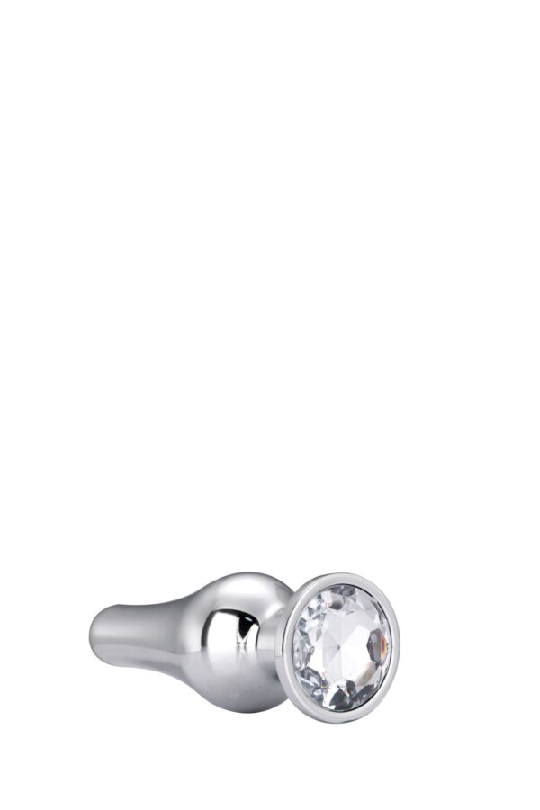 GLEAMING LOVE SILVER PLEASURE PLUG S - obrazek 3