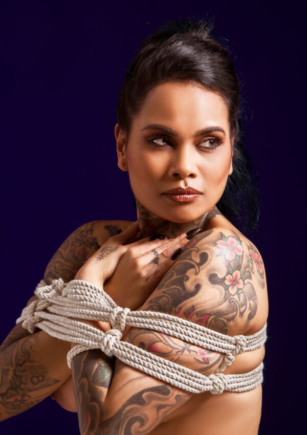 Hemp Rope 10 Meter 7 mm Nude - obrazek 3