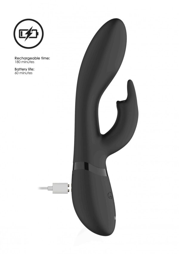 Wibrator Zosia   Classic G Spot Rabbit   Black - obrazek 3