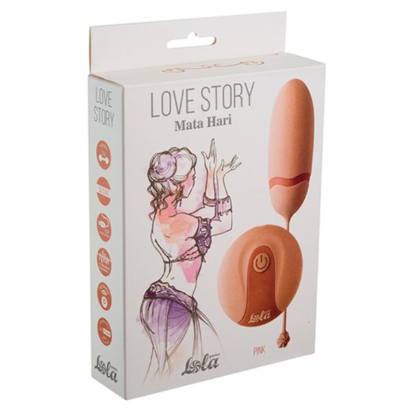 Lola Toys Love Story   Vibrating Egg   Mata Hari Pink - obrazek 3