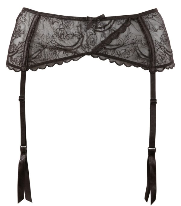 Suspender Belt black M - obrazek 3