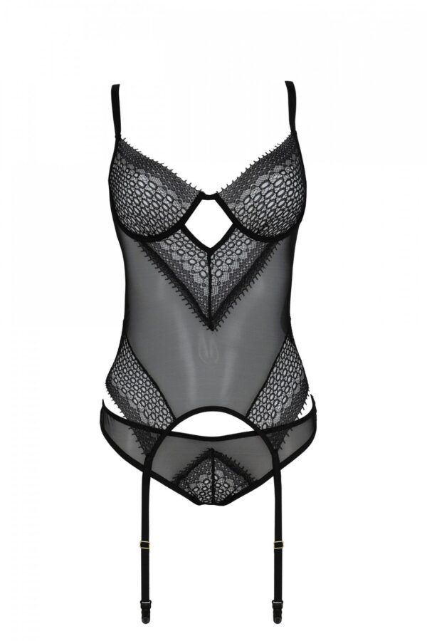Bielizna DENERYS CORSET black L/XL - obrazek 3
