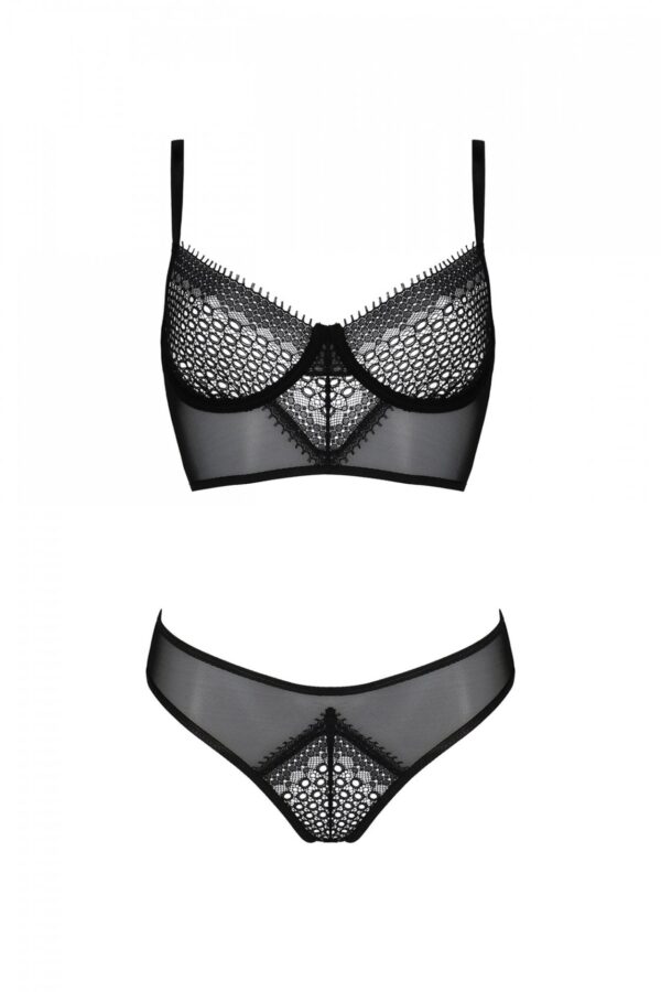Bielizna DENERYS SET black XXL/XXXL - obrazek 3