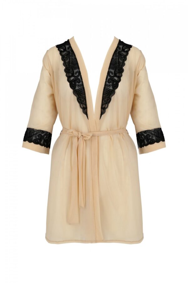 Bielizna DAISY PEIGNOIR beige XXL/XXXL - obrazek 3