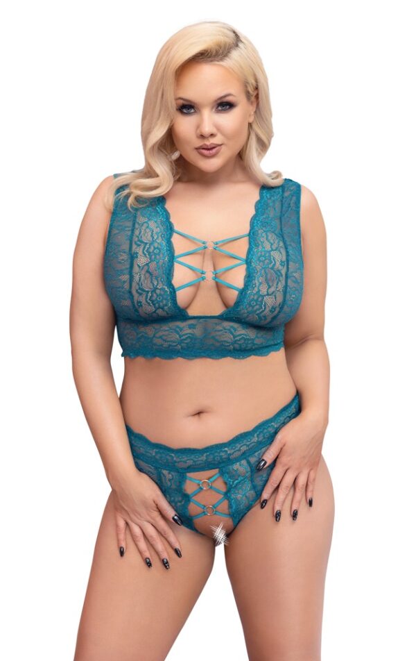 Bra Set teal XL - obrazek 3