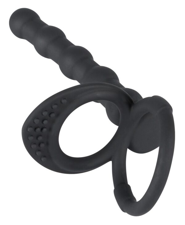 Black Velvets Cock & ball ring - obrazek 3