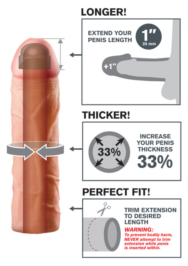 FX Perfect 1 Inch Extension Light skin tone - obrazek 3