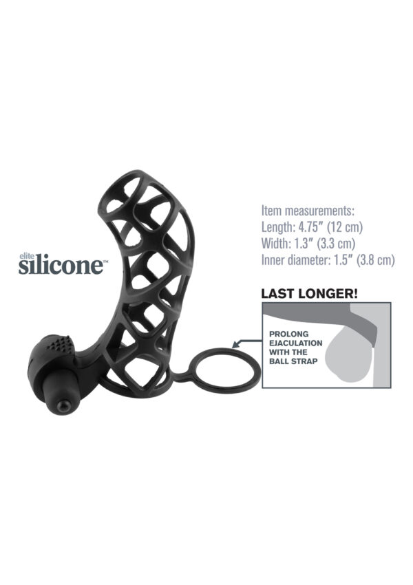 FX Extreme Silicone Power Cage Black - obrazek 3