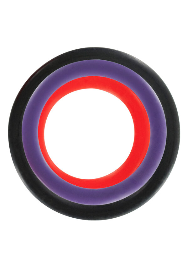 Triple Rings Multicolor 3pcs Multicolor - obrazek 3