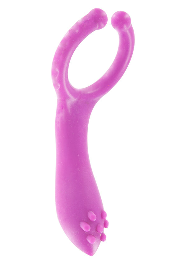Vibrating Clit Stim C Ring Purple - obrazek 3