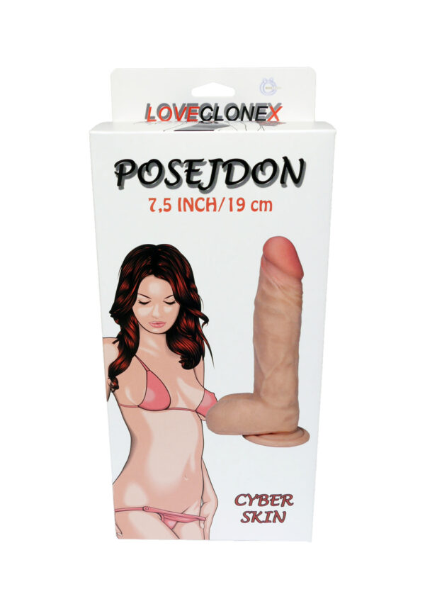 Dildo POSEJDON LOVECLONEX 7,5 flexible - obrazek 3