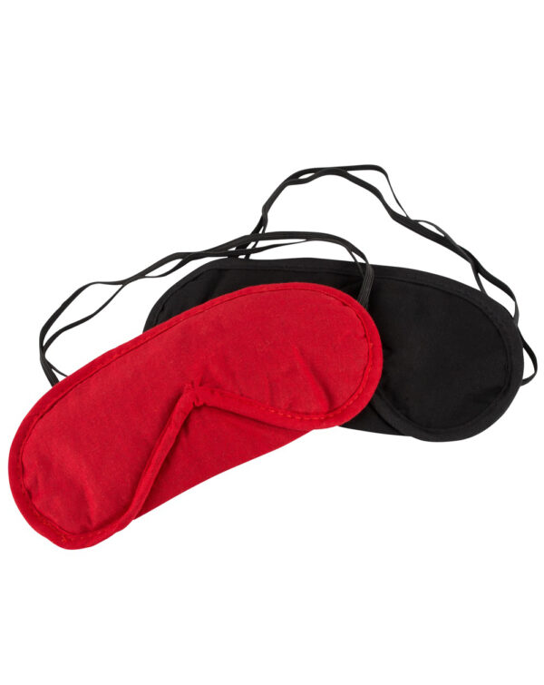 Blindfold Set pack of 2 red/bl - obrazek 3
