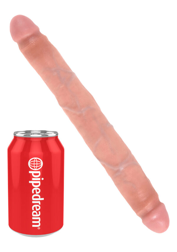 Cock 12 Inch Slim Double Light skin tone - obrazek 3