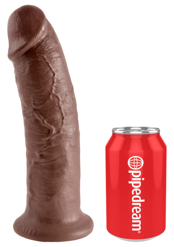 Cock 10 Inch Brown skin tone - obrazek 3