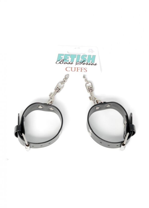 Fetish B   Series Handcuffs with studs 3 cm - obrazek 3