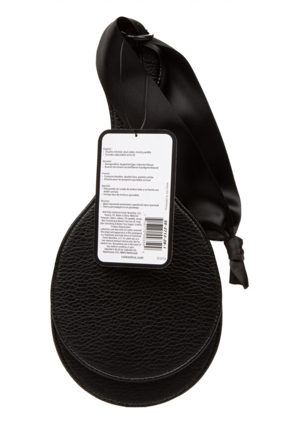 Scandal Round Double Paddle Black - obrazek 3