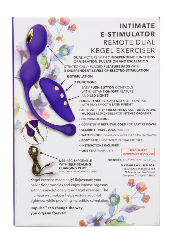 Estim Dual Kegel Exerciser Blue - obrazek 3