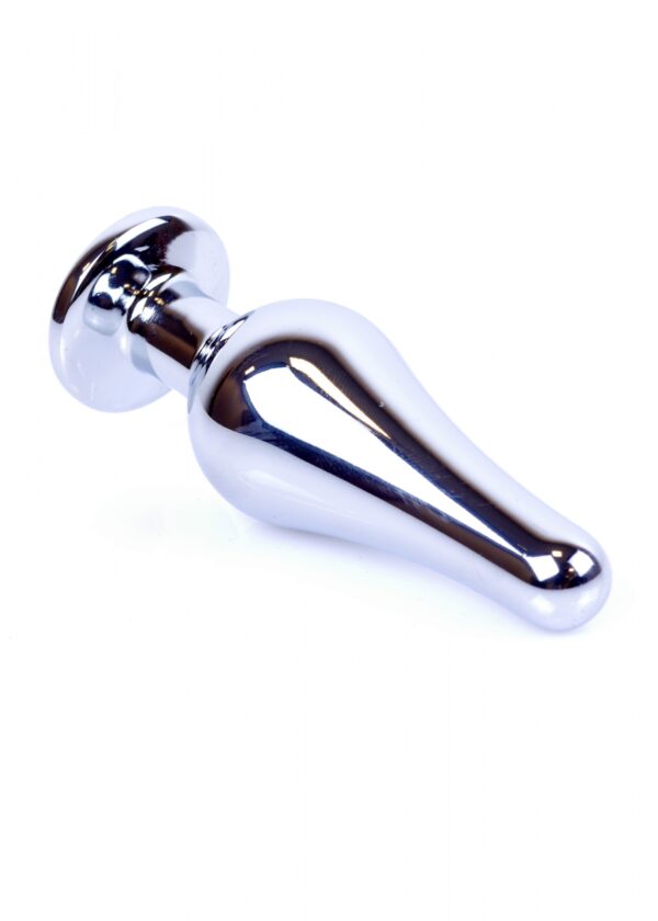 Plug Jewellery Silver BUTT PLUG  Clear - obrazek 3