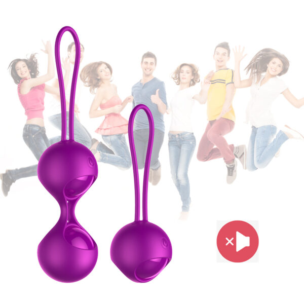 Kulki Vibrating Silicone Kegel Balls Set USB 10 Function / Remote control - obrazek 3