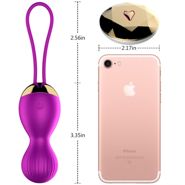 Kulki Vibrating Silicone Kegel Balls USB 7 Function - obrazek 3