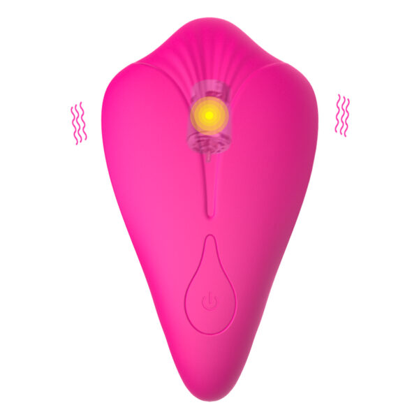 Stymulator Silicone Panty Vibrator and Pulsator USB 10 Function / Heating - obrazek 3