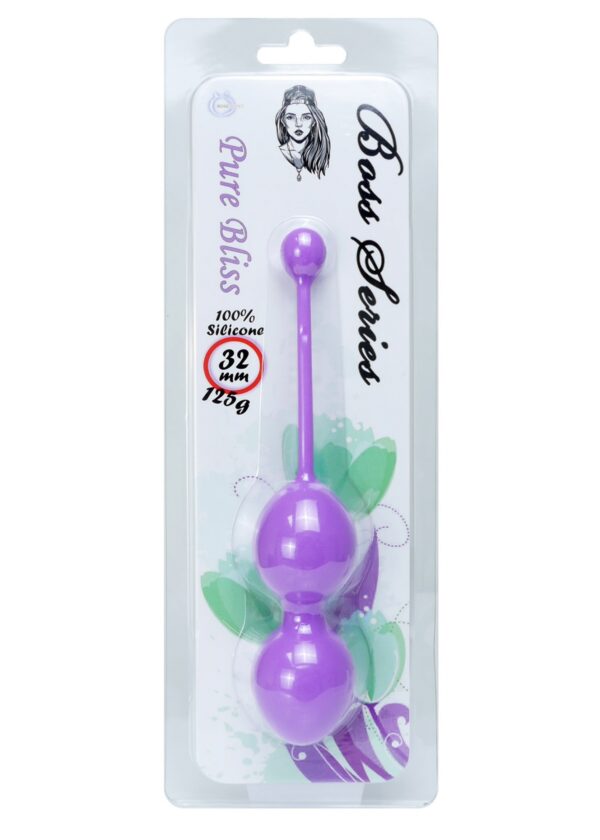 Silicone Kegel Balls 32mm 125g Purple   B   Series - obrazek 3