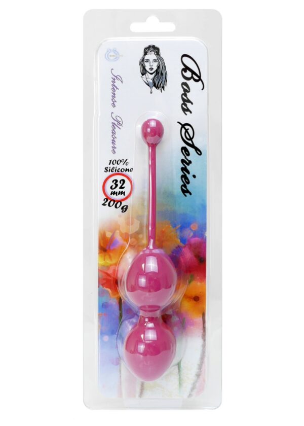 Silicone Kegel Balls 32mm 200g Dark Pink   B   Series - obrazek 3