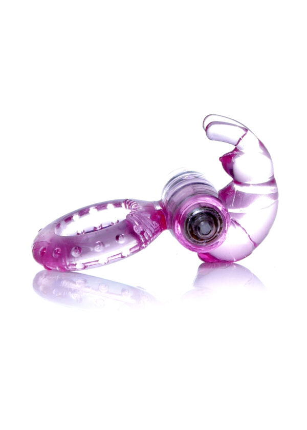 Pierścień Rabbit Vibro CockRing Pink - obrazek 3