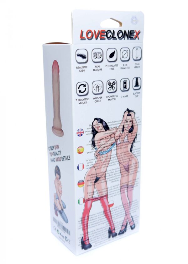 Wibrator SATURN LOVECLONEX 7 Rotation - obrazek 3