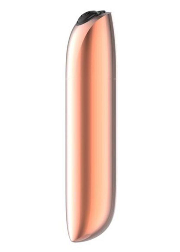 Stymulator Rechargeable Powerful Bullet Vibrator USB 20 Functions   Gold - obrazek 3
